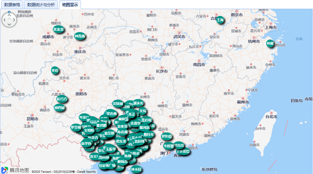 体教院还利用线上定位系统统计学生在家情况